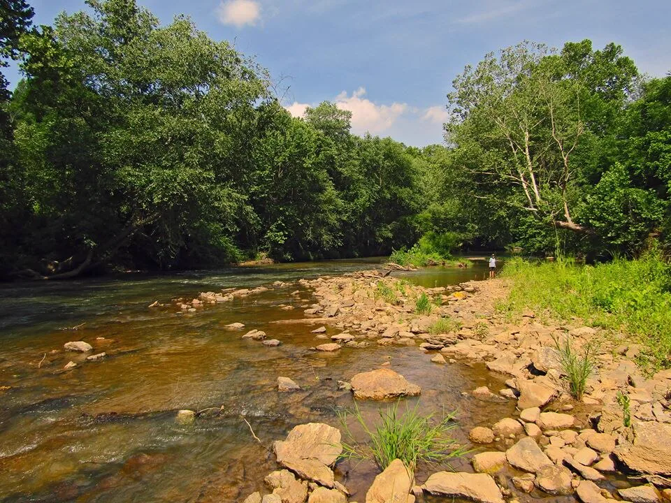 First Broad River at Double Shoals, Cleveland County, NC
