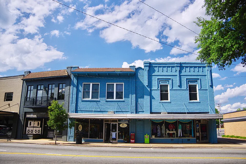 Businesses on Main Street, Forest City, North Carolina