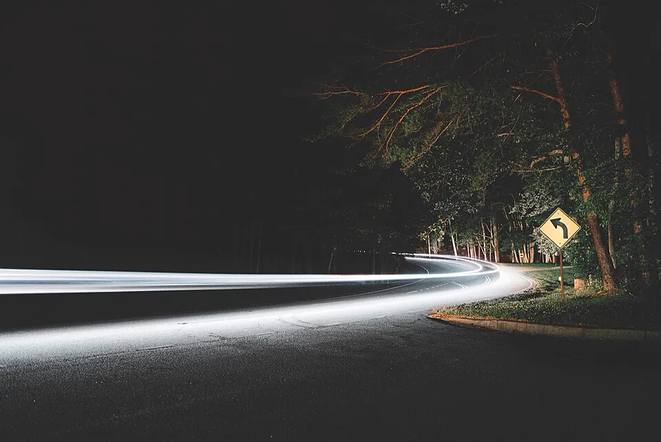 Rural road near Kings Mountain, NC