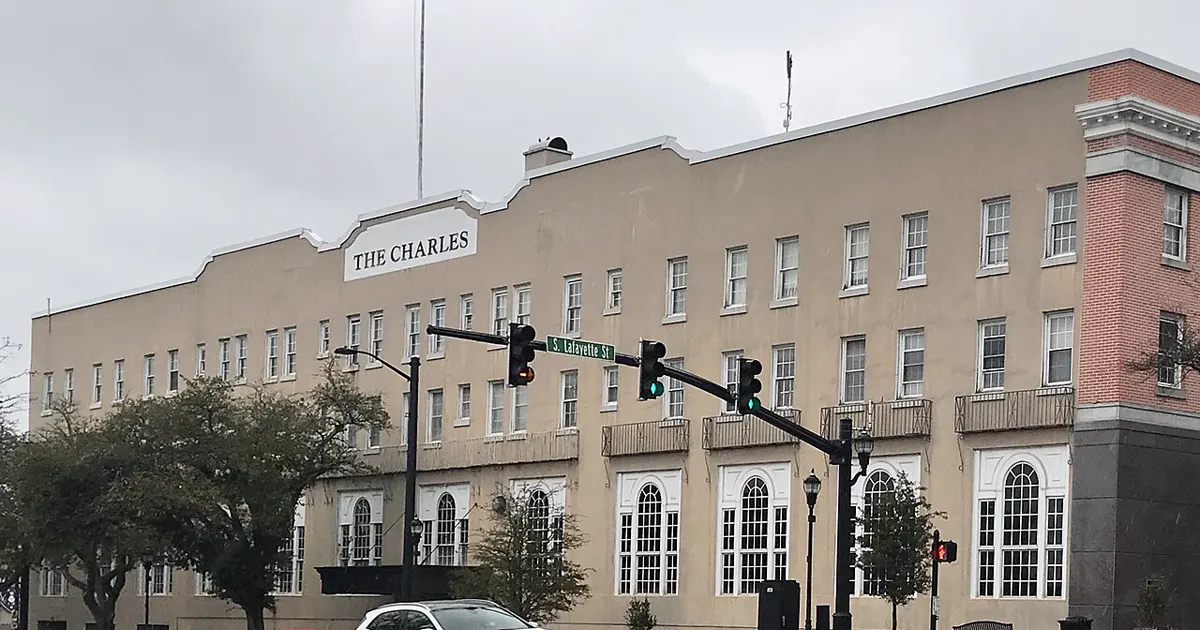 The historic Hotel Charles in Shelby, North Carolina