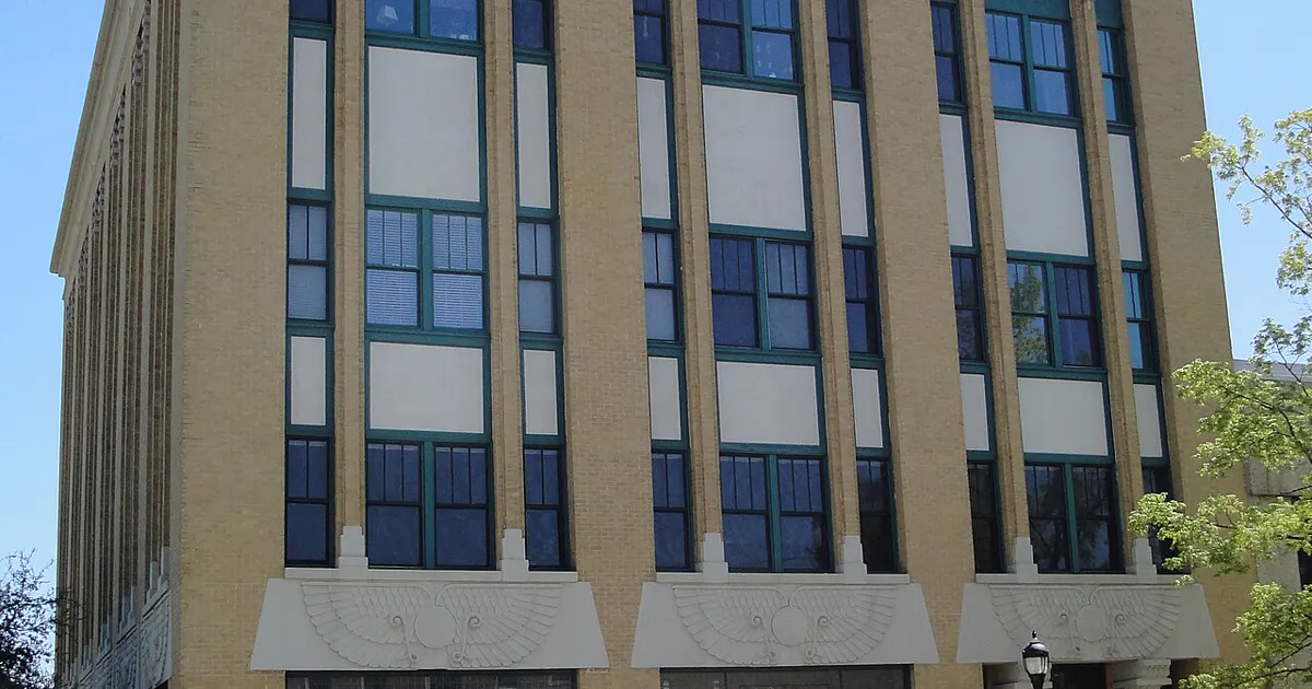 Masonic Temple Building in downtown Shelby, North Carolina