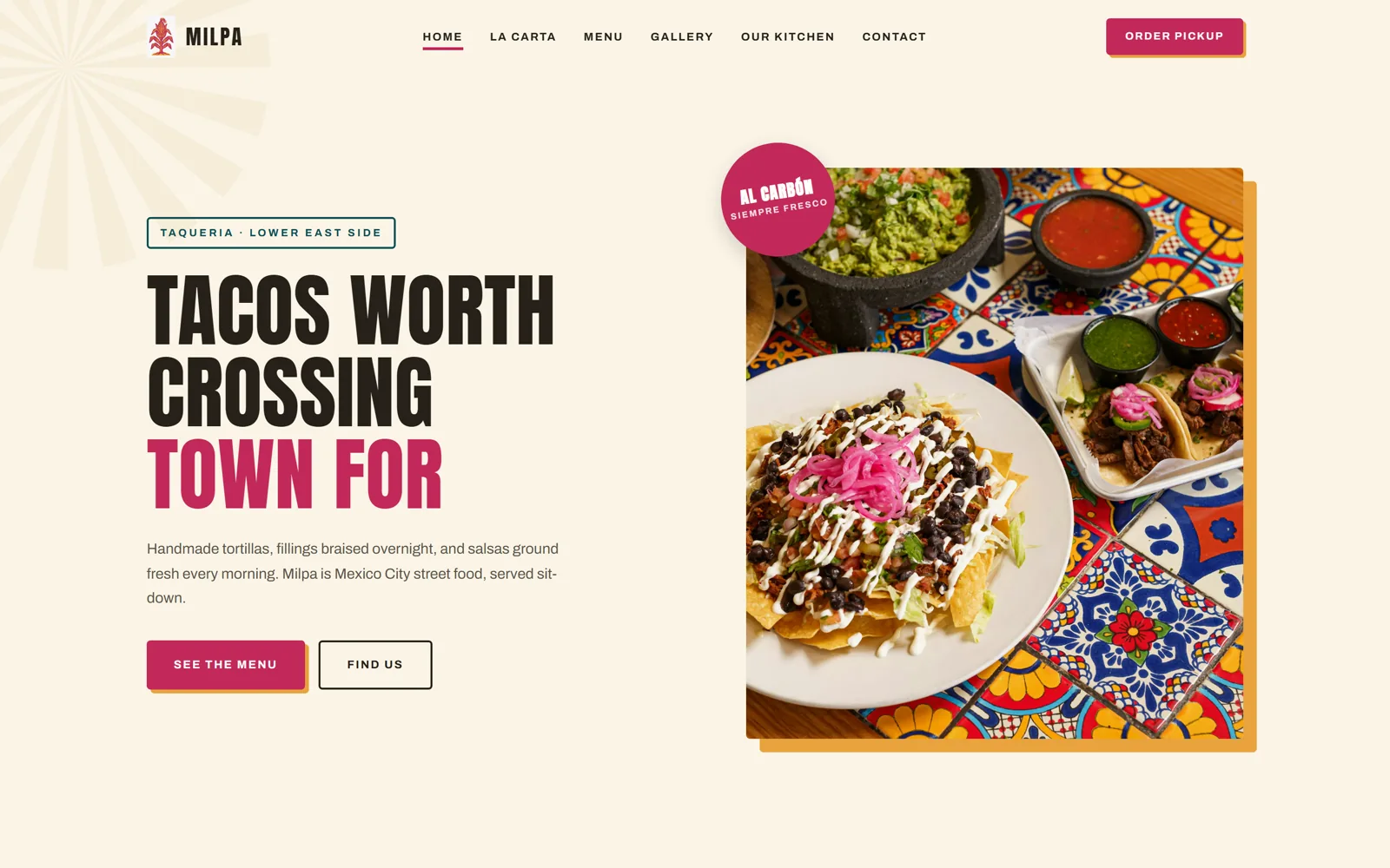 Web development for Milpa