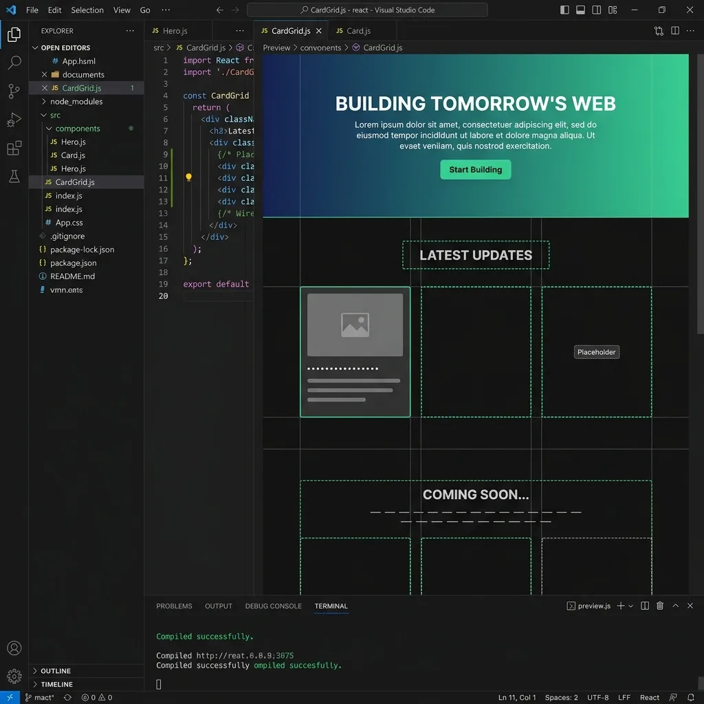 Website being built — scaffolding