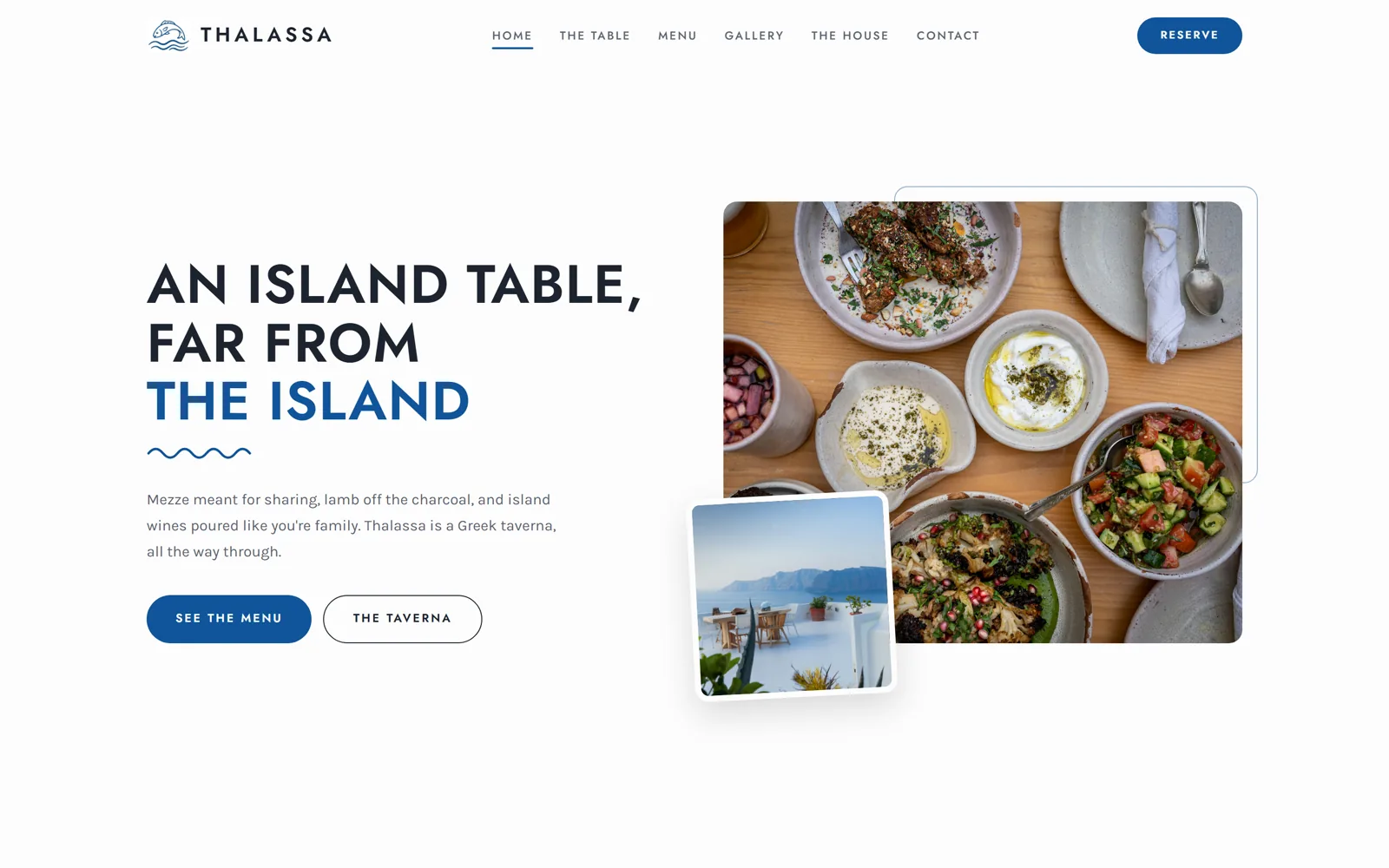 Web development for Thalassa